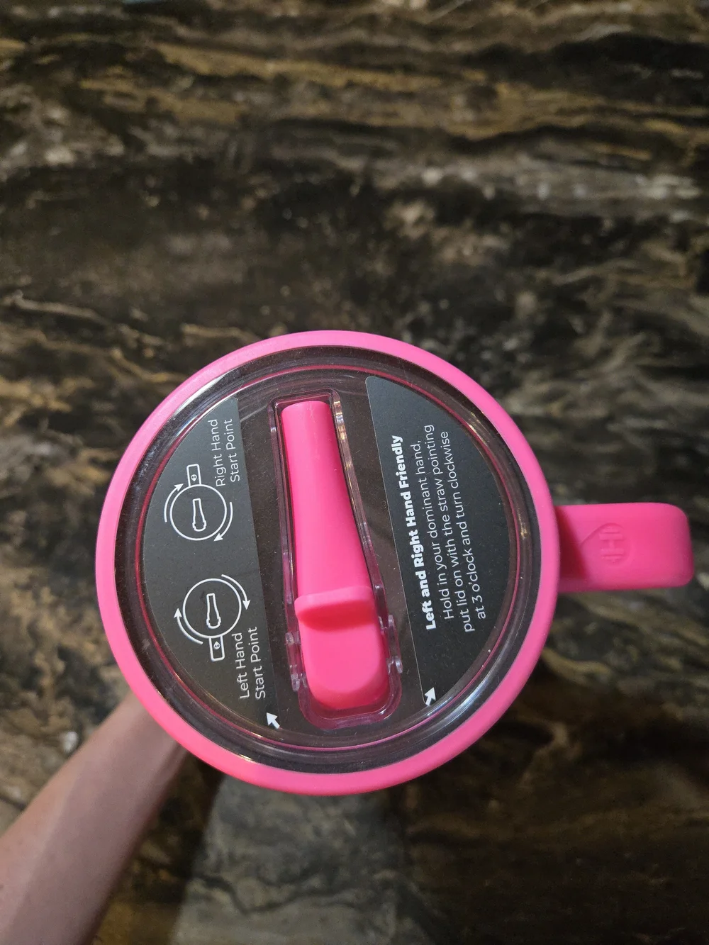 HydroJug Hot Pink Travel Tumbler 40oz